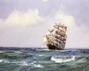 The Ship Lightening making Landfall in Summer Weather - 蒙塔古·道森